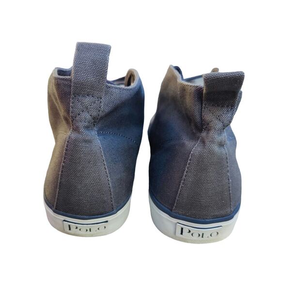 Gray Polo by Ralph Lauren Lace up sneakers sz 12